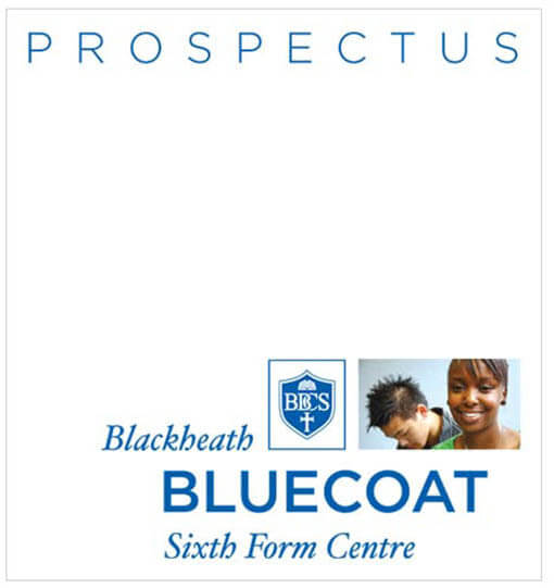 BLUECOATS SCHOOL PROSPECTUS-COVER